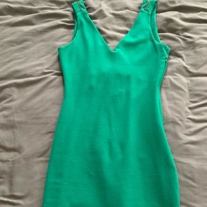 Green Zara dress
